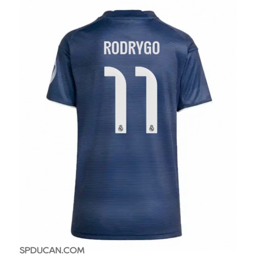 Zenski Nogometni Dres Real Madrid Rodrygo Goes #11 Gostujuci 2025-26 Kratak Rukav